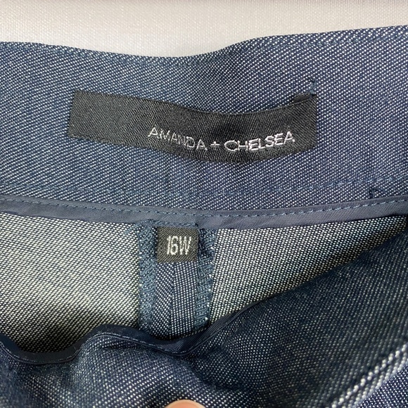 Amanda & Chelsea Contemporary Fit Ankle Pant Plus Size 16W - Picture 10 of 11